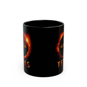 Solar Eclipse 04-08-2024 Black Mug (11oz, 15oz)-Phoenix Styles