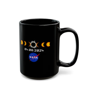 Eclipse Nasa Black Mug (11oz, 15oz)-Phoenix Styles