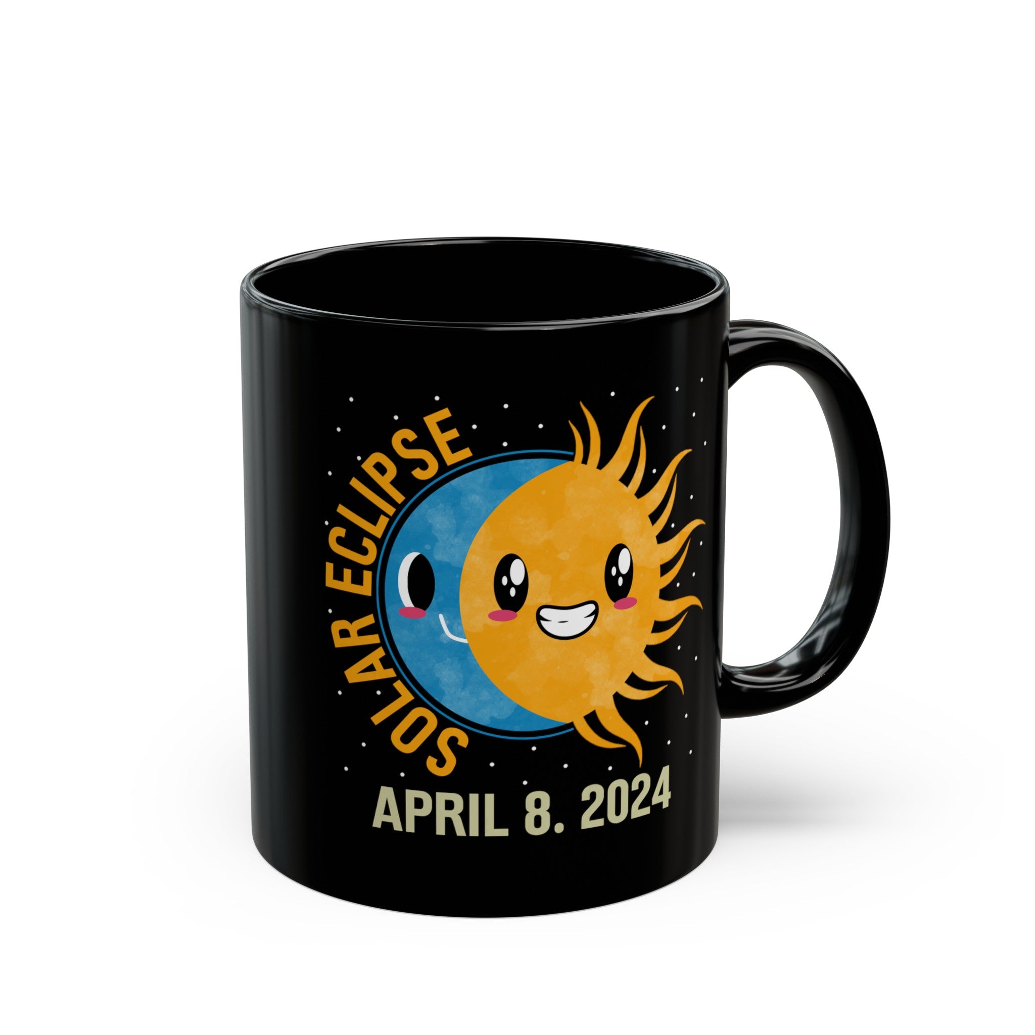 Solar Eclipse Black Mug (11oz, 15oz)-Phoenix Styles