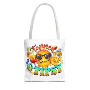 Tanned and Tipsy Tote Bag-Phoenix Styles