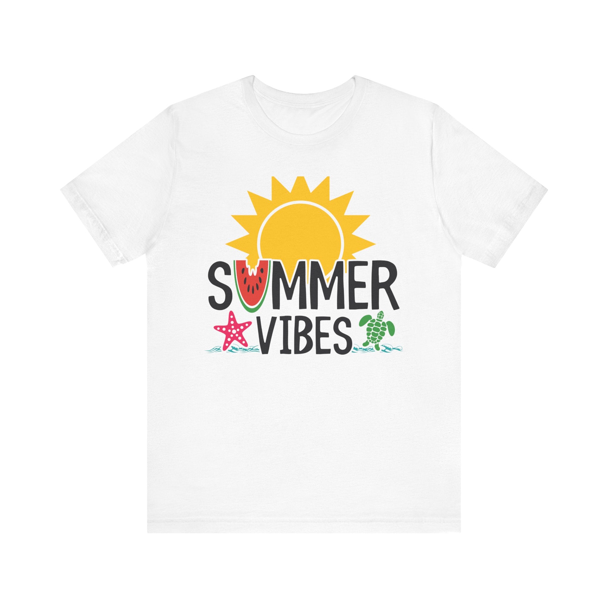 Summer Vibes Unisex Tee - Fun & Fresh Graphic T-Shirt for Beach Lovers