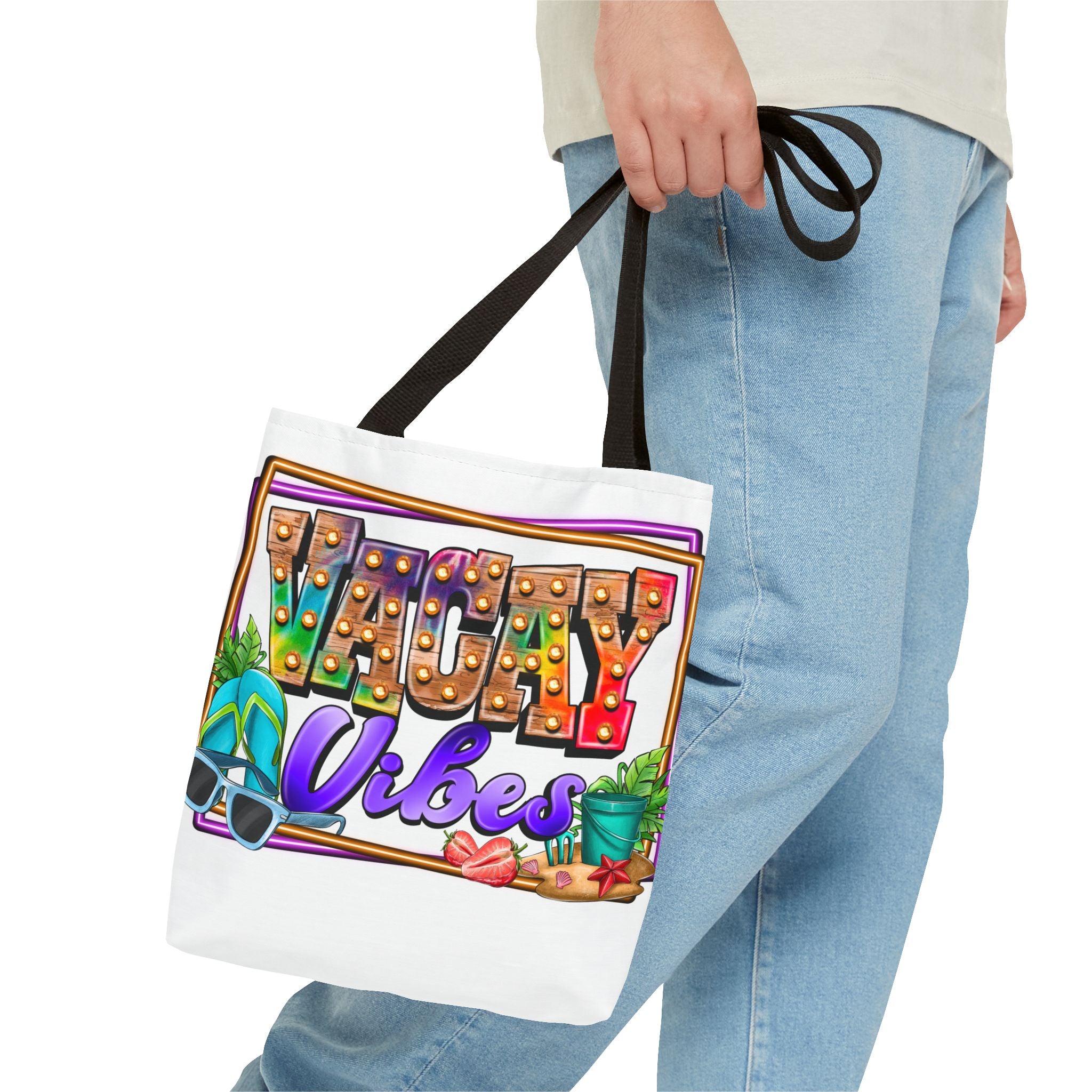 Vacay Vibes Tote Bag-Phoenix Styles