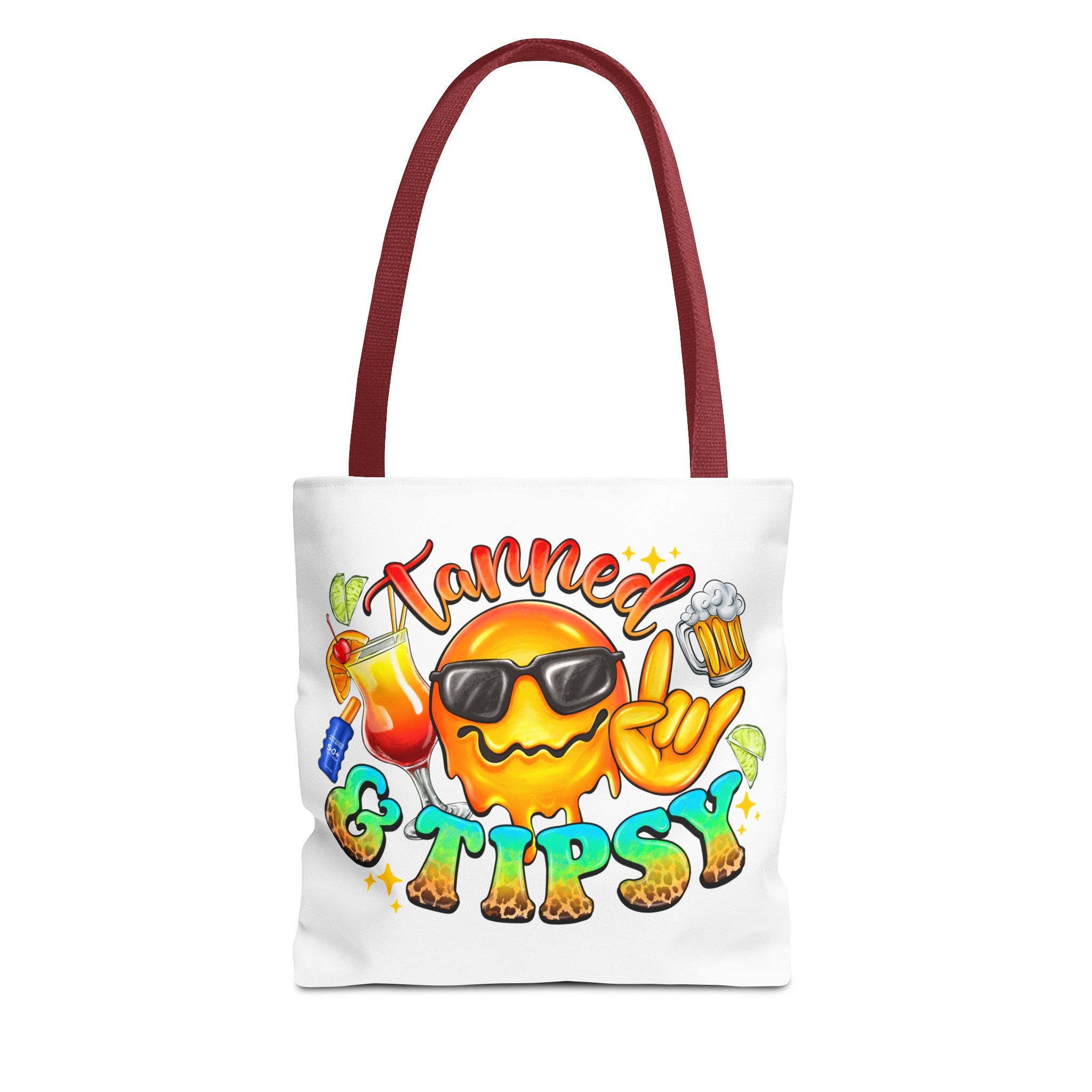 Tanned and Tipsy Tote Bag-Phoenix Styles