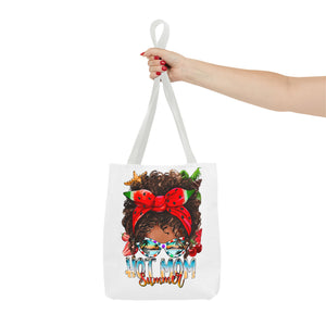 Hot Mom Summer Afro Tote Bag-Phoenix Styles