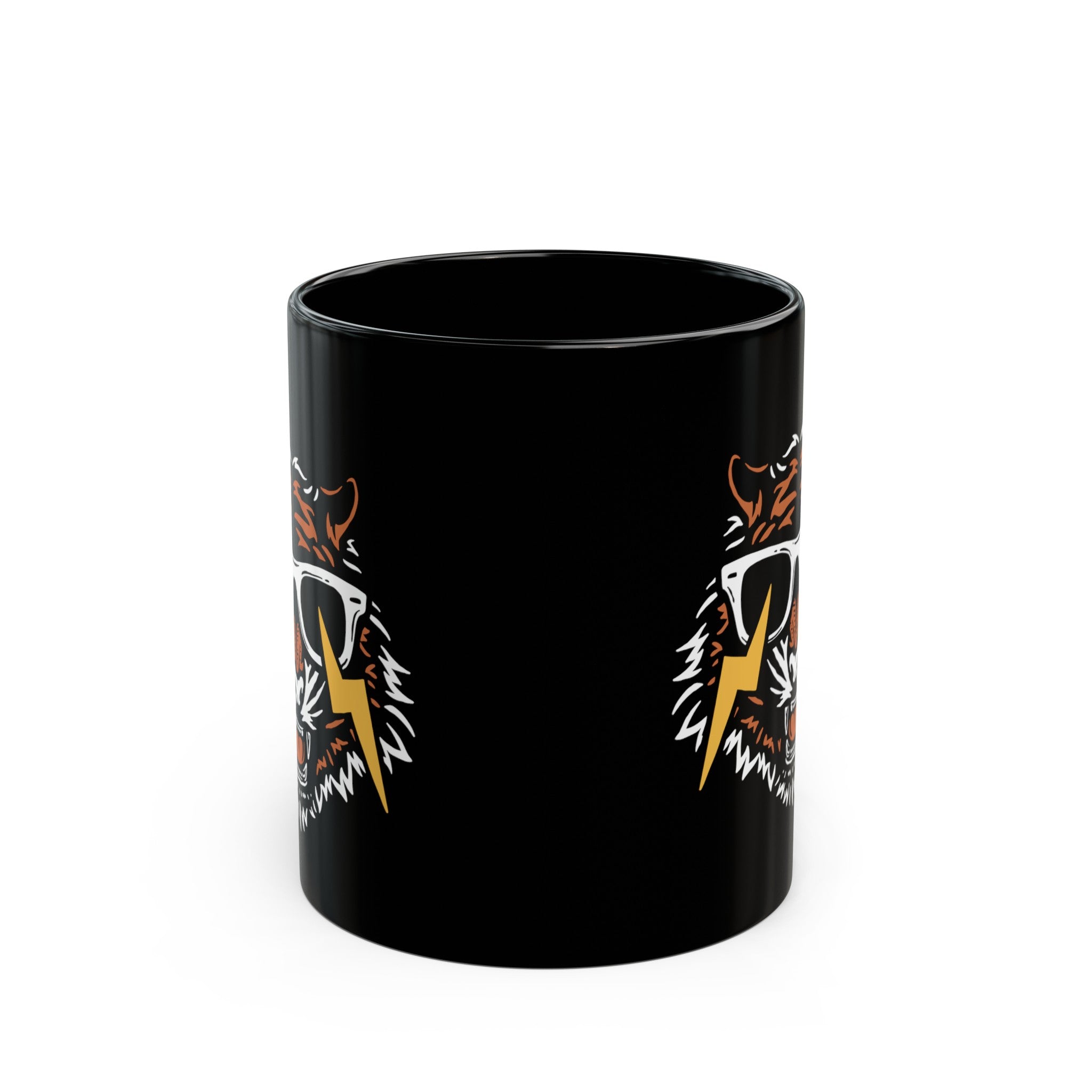 Tiger Black Mug (11oz, 15oz)-Phoenix Styles