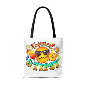 Tanned and Tipsy Tote Bag-Phoenix Styles