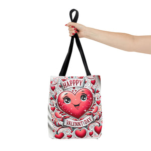 Happy Valentines Day Tote Bag-Phoenix Styles