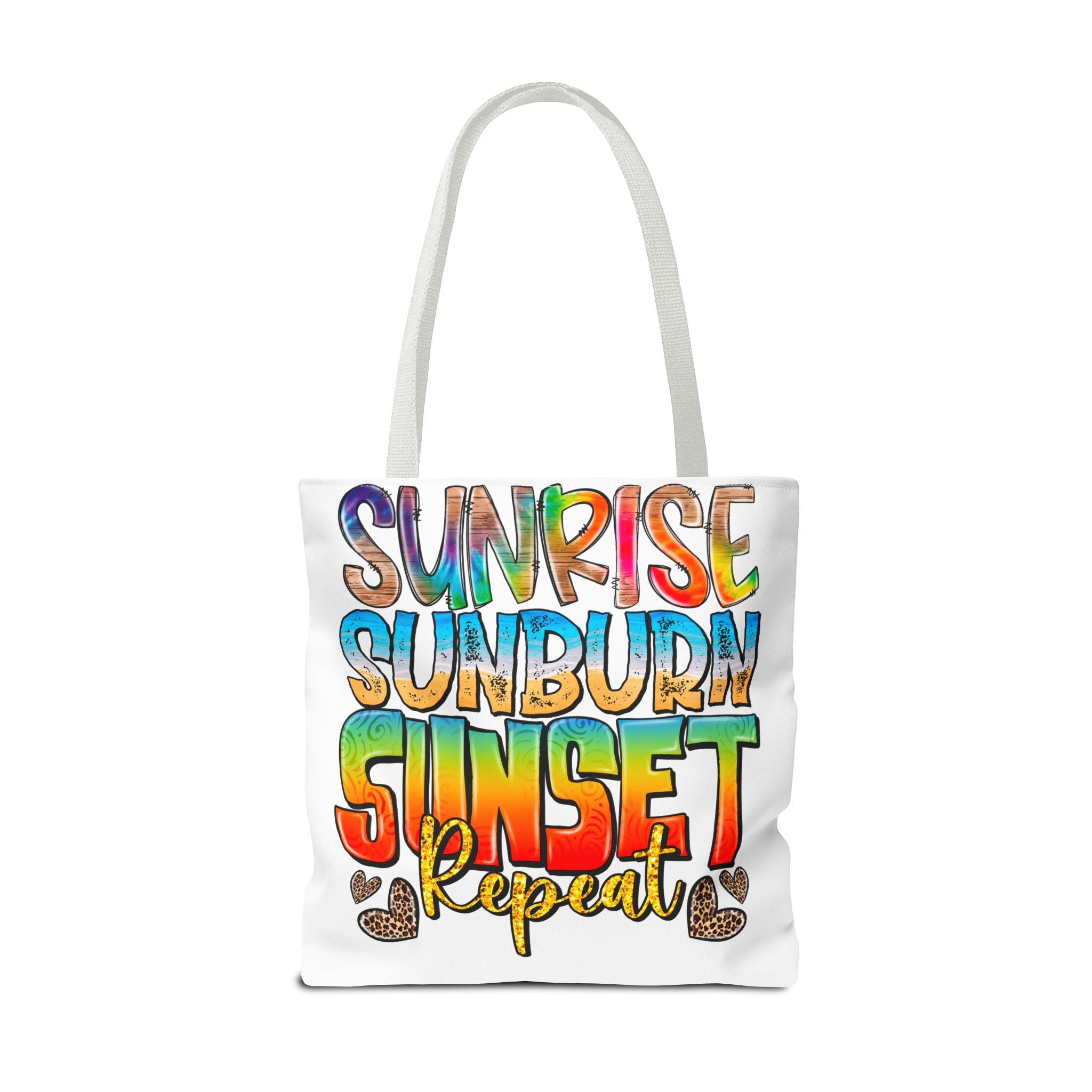 Sunrise Sunburn Sunset Repeat Tote Bag-Phoenix Styles