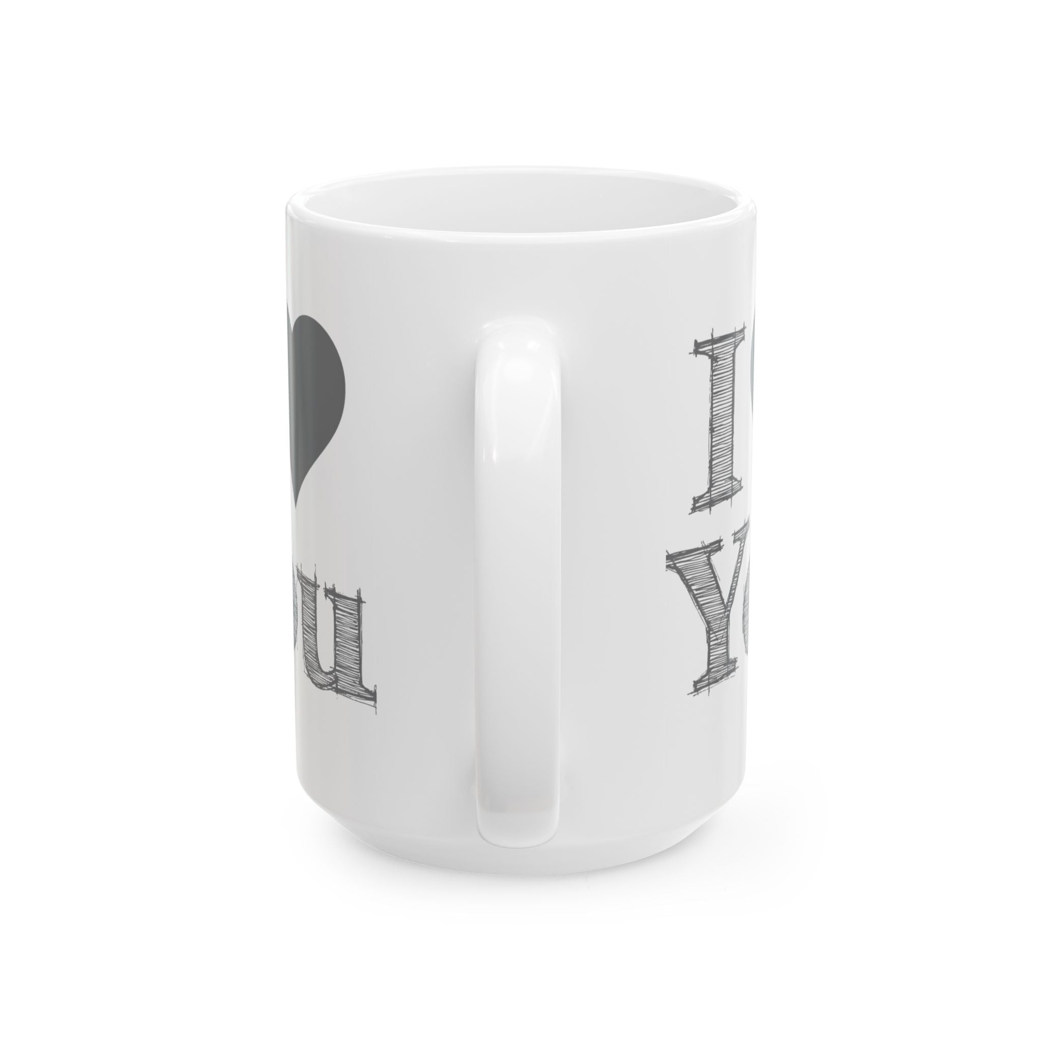 I Love You Ceramic Mug-Phoenix Styles