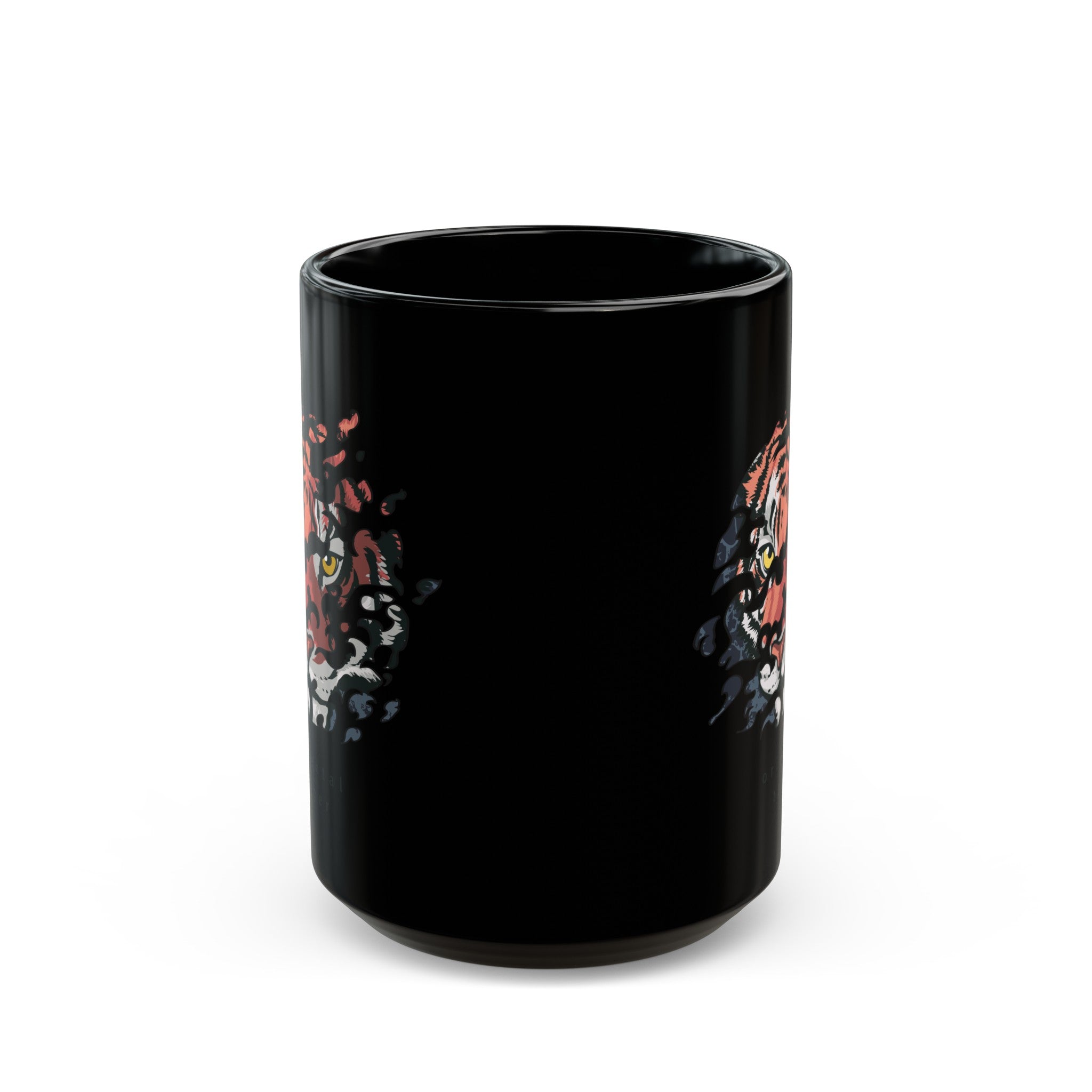 Tiger Black Mug (11oz, 15oz)-Phoenix Styles