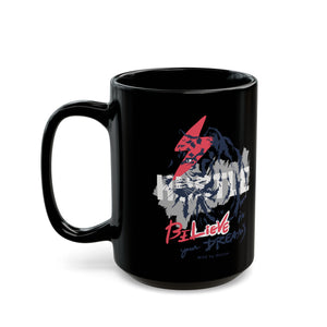 Hustle Black Mug (11oz, 15oz)-Phoenix Styles