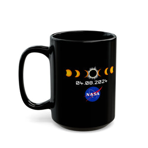 Eclipse Nasa Black Mug (11oz, 15oz)-Phoenix Styles