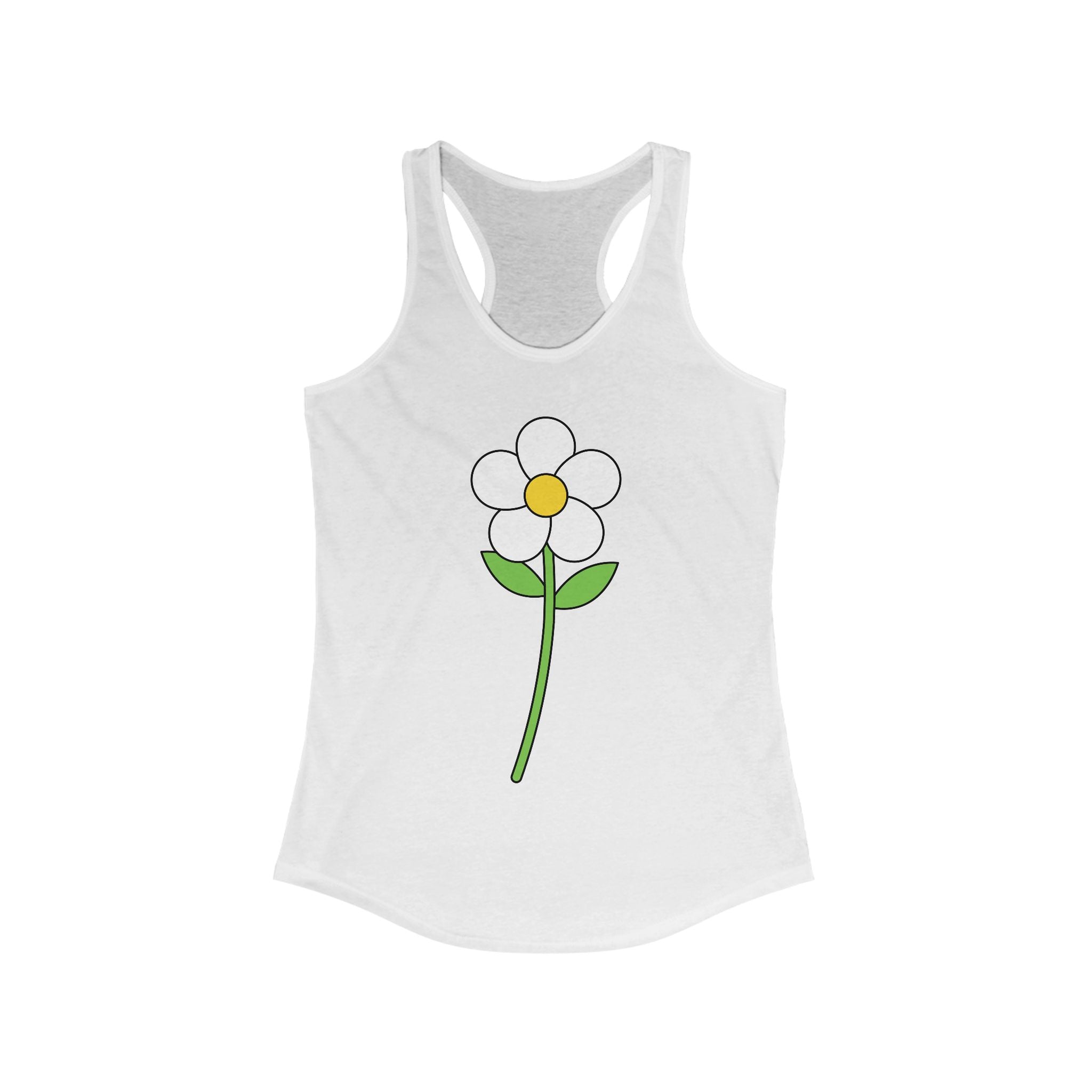 Floral Women's Racerback Tank - Perfect for Summer Adventures