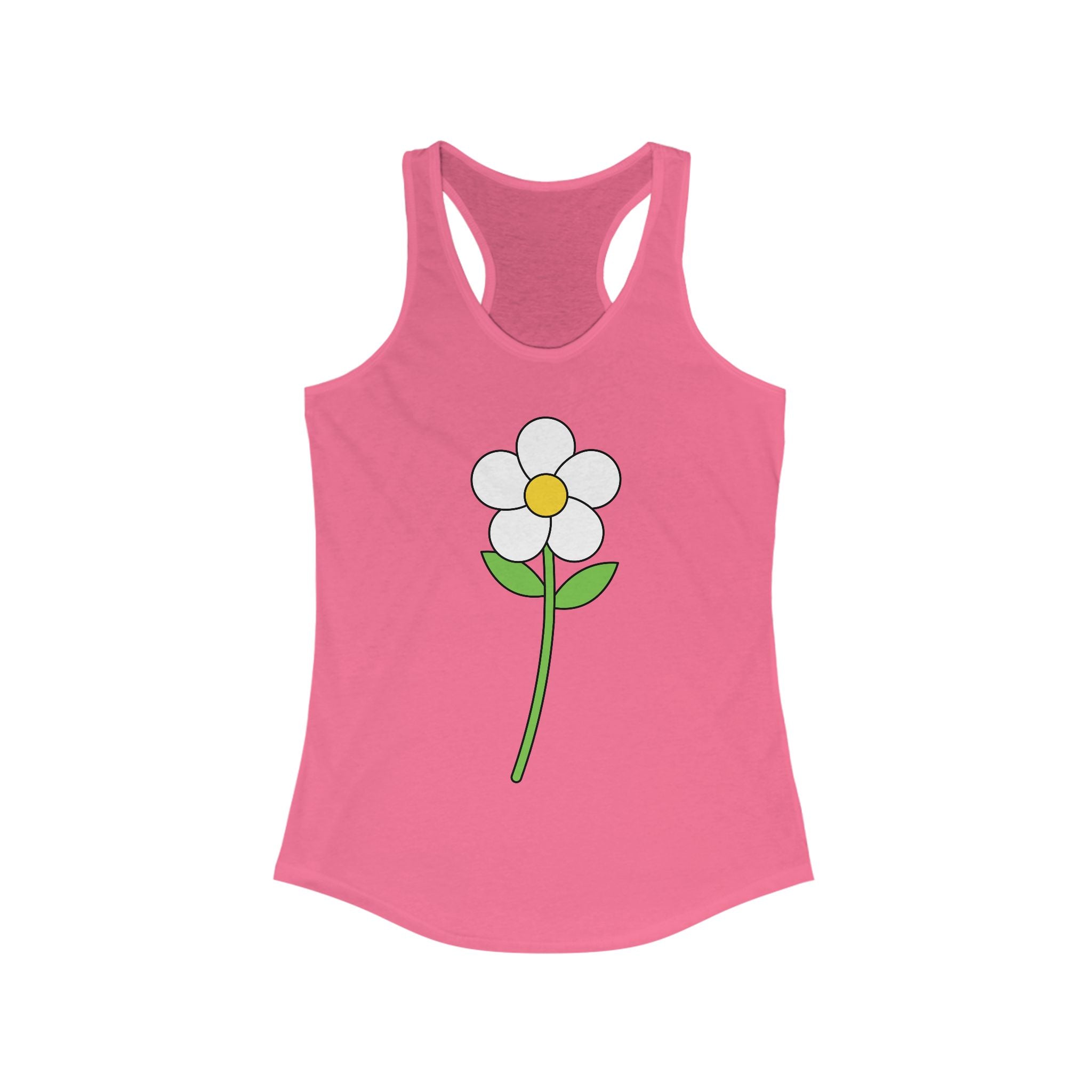 Floral Women's Racerback Tank - Perfect for Summer Adventures