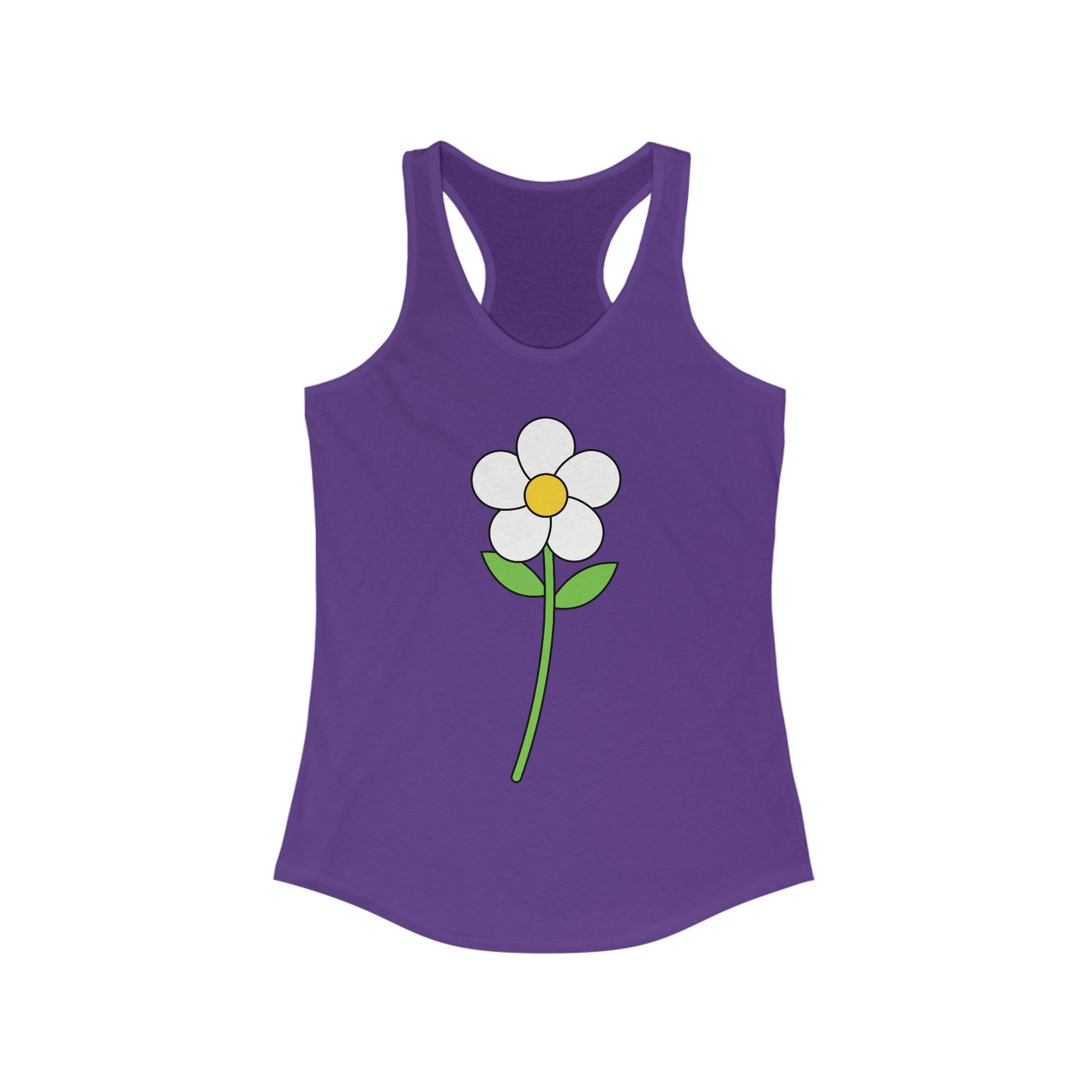 Floral Women's Racerback Tank - Perfect for Summer Adventures