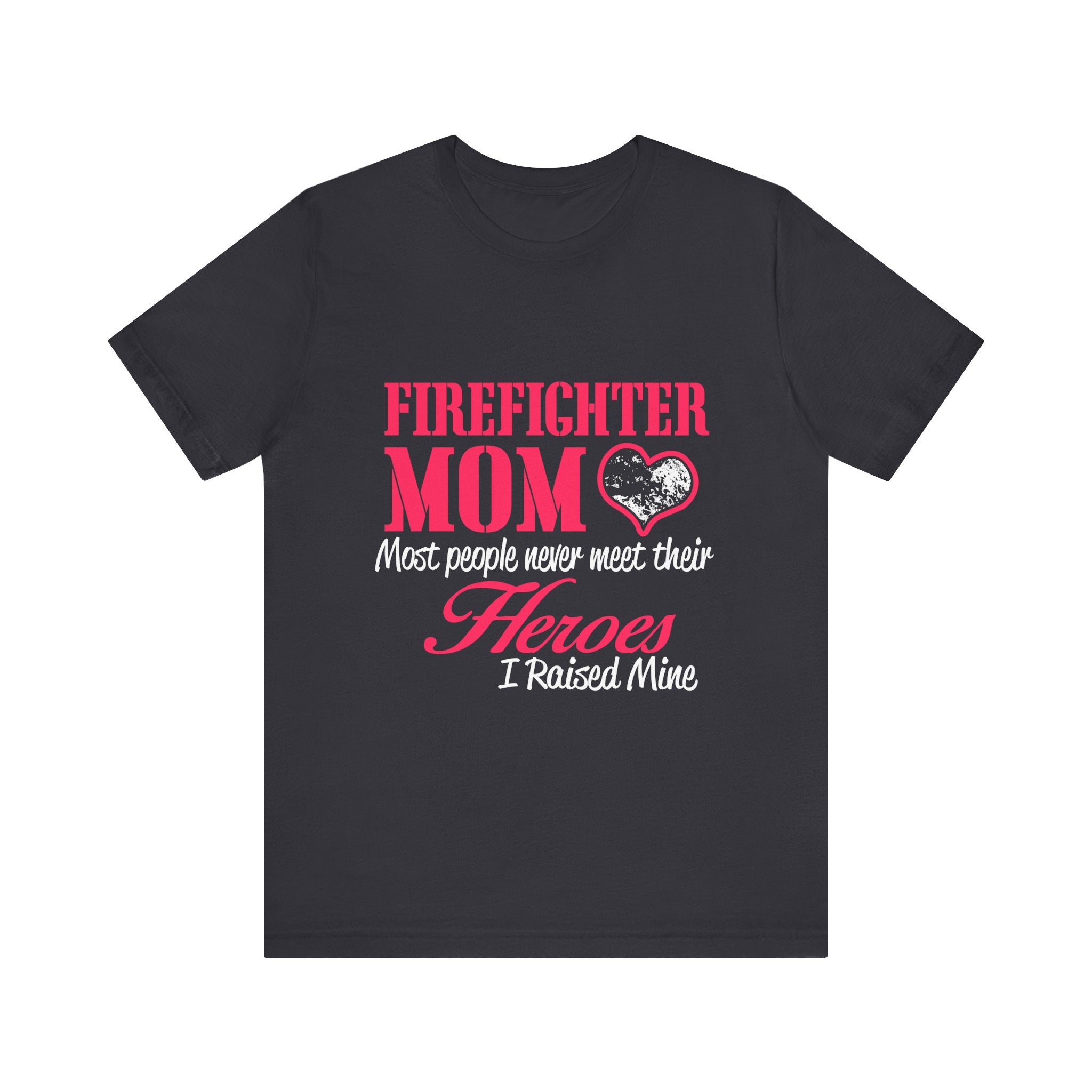 Firefighter Mom Short Sleeve Tee - Comfortable Unisex Jersey Tee for Proud Moms