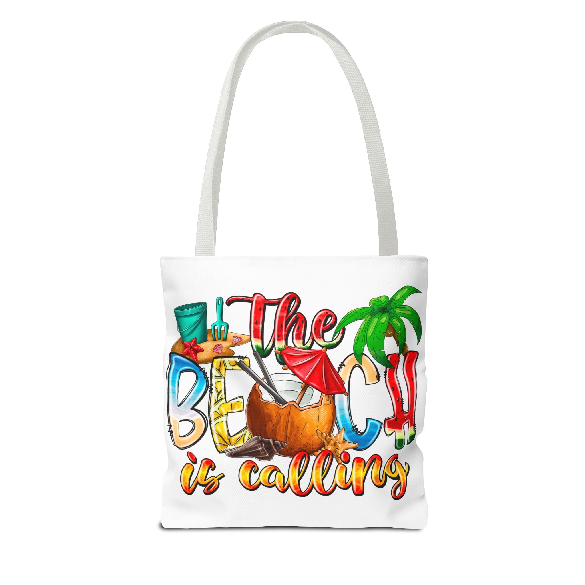 The Beach is Calling Tote Bag-Phoenix Styles