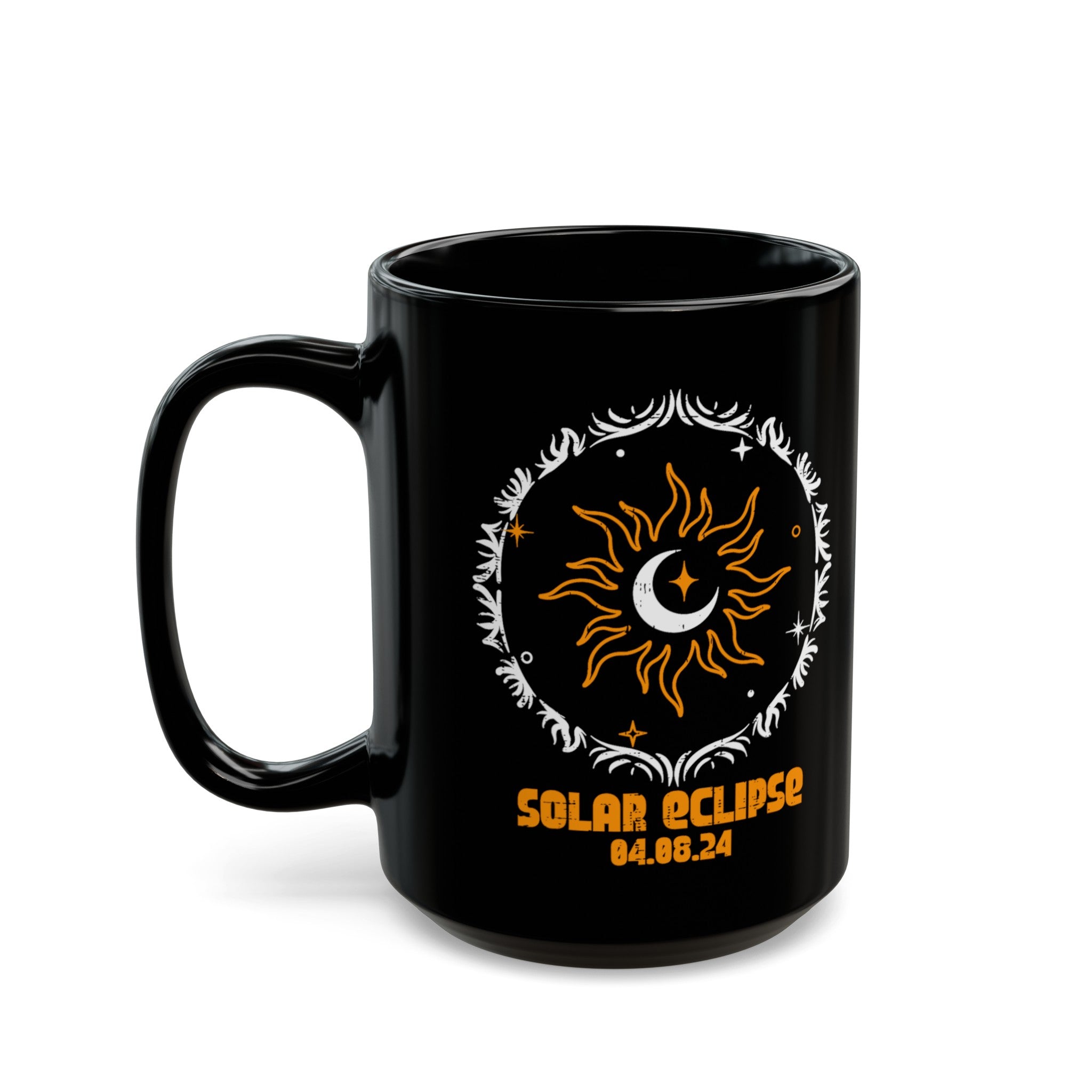 Solar Eclipse Black Mug (11oz, 15oz)-Phoenix Styles