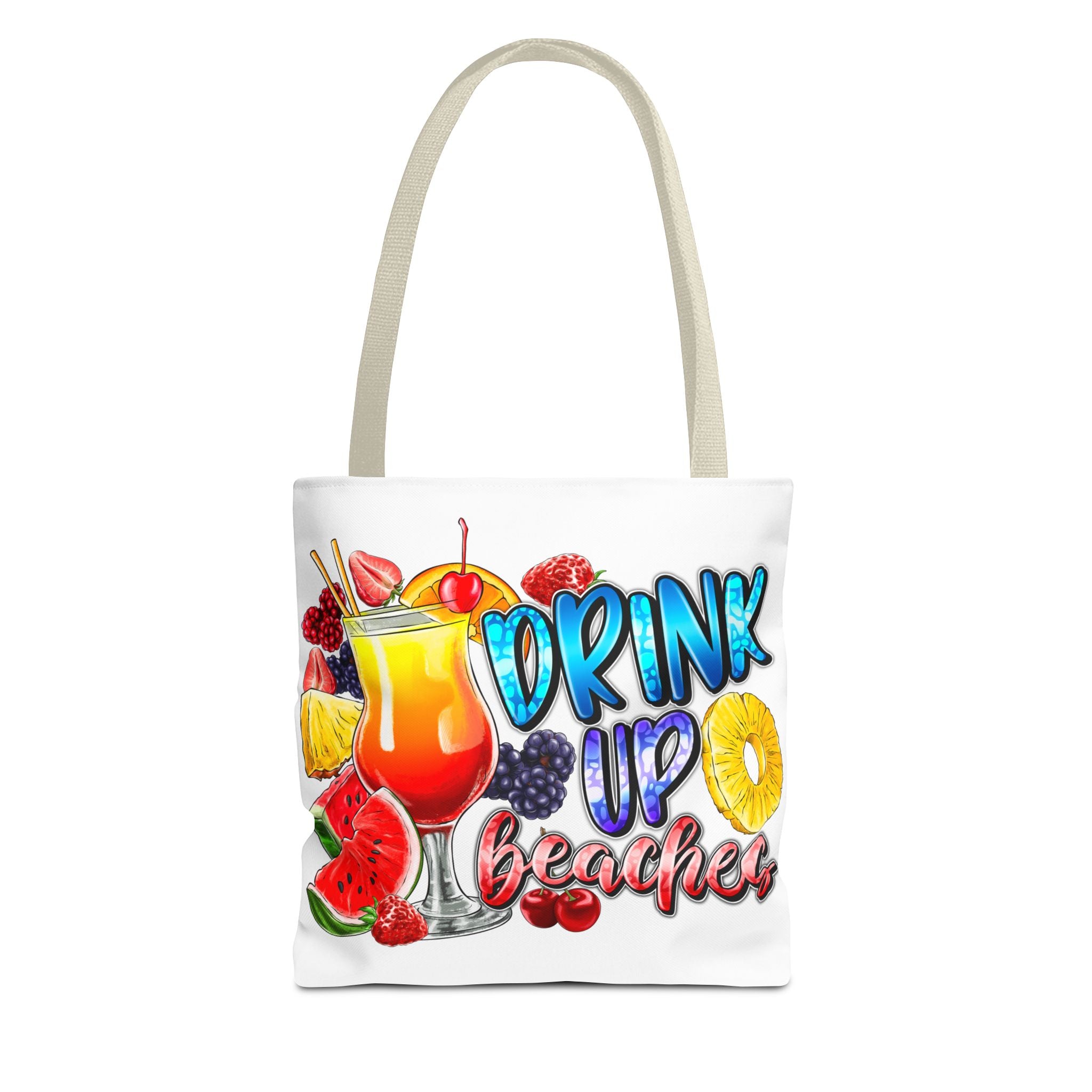 Drink up Beaches Tote Bag-Phoenix Styles