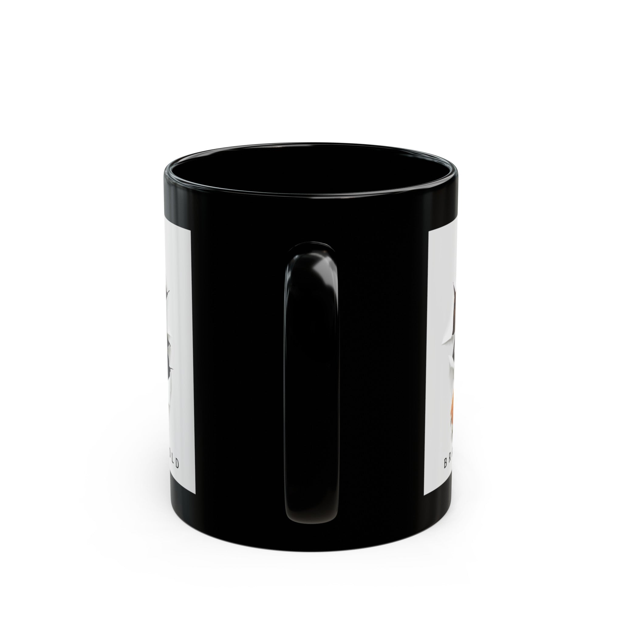 Brave and Bold Black Mug (11oz, 15oz)-Phoenix Styles