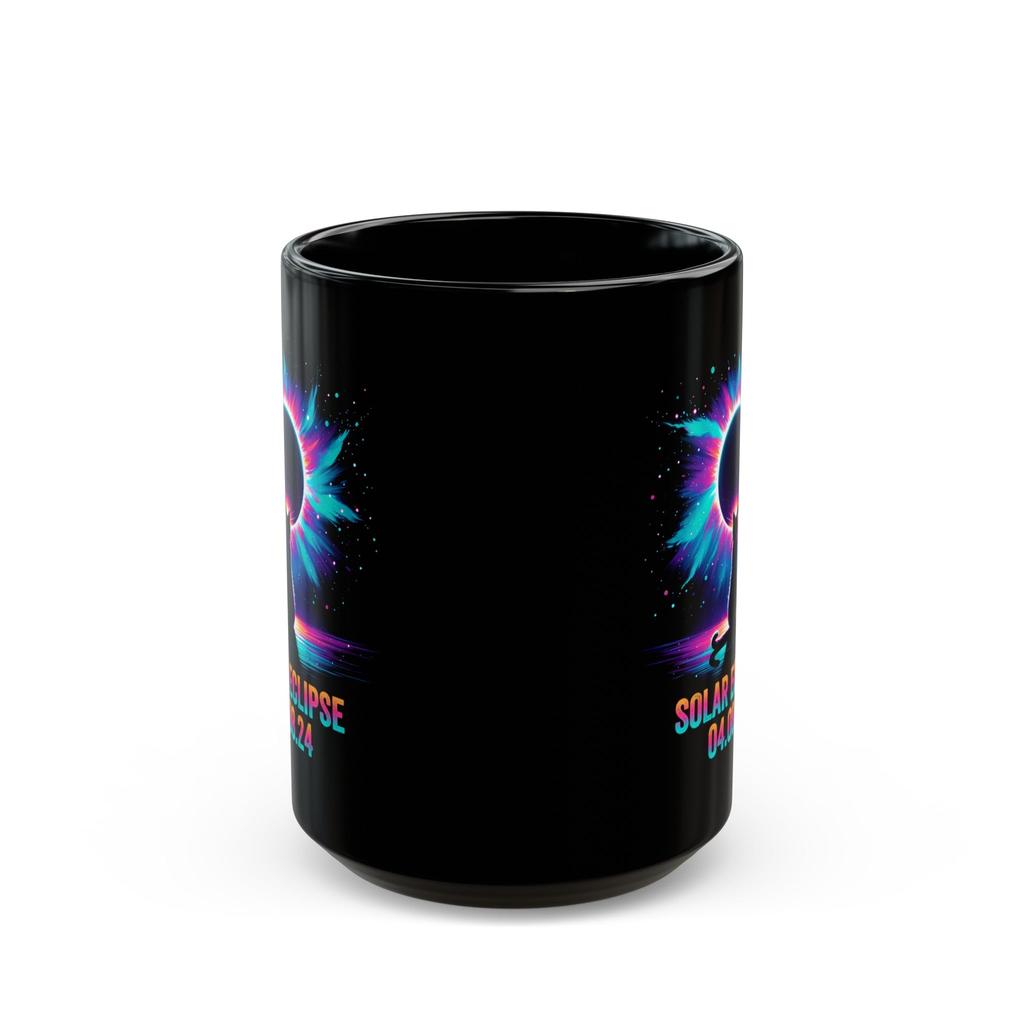 Solar Eclipse Black Mug (11oz, 15oz)-Phoenix Styles