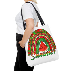 Summer Watermelon Rainbow Tote Bag-Phoenix Styles