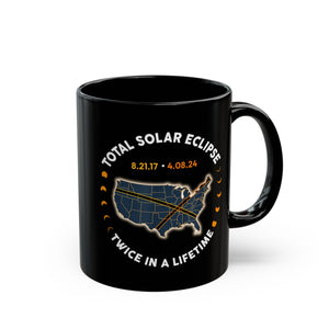 Solar Eclipse Black Mug (11oz, 15oz)-Phoenix Styles