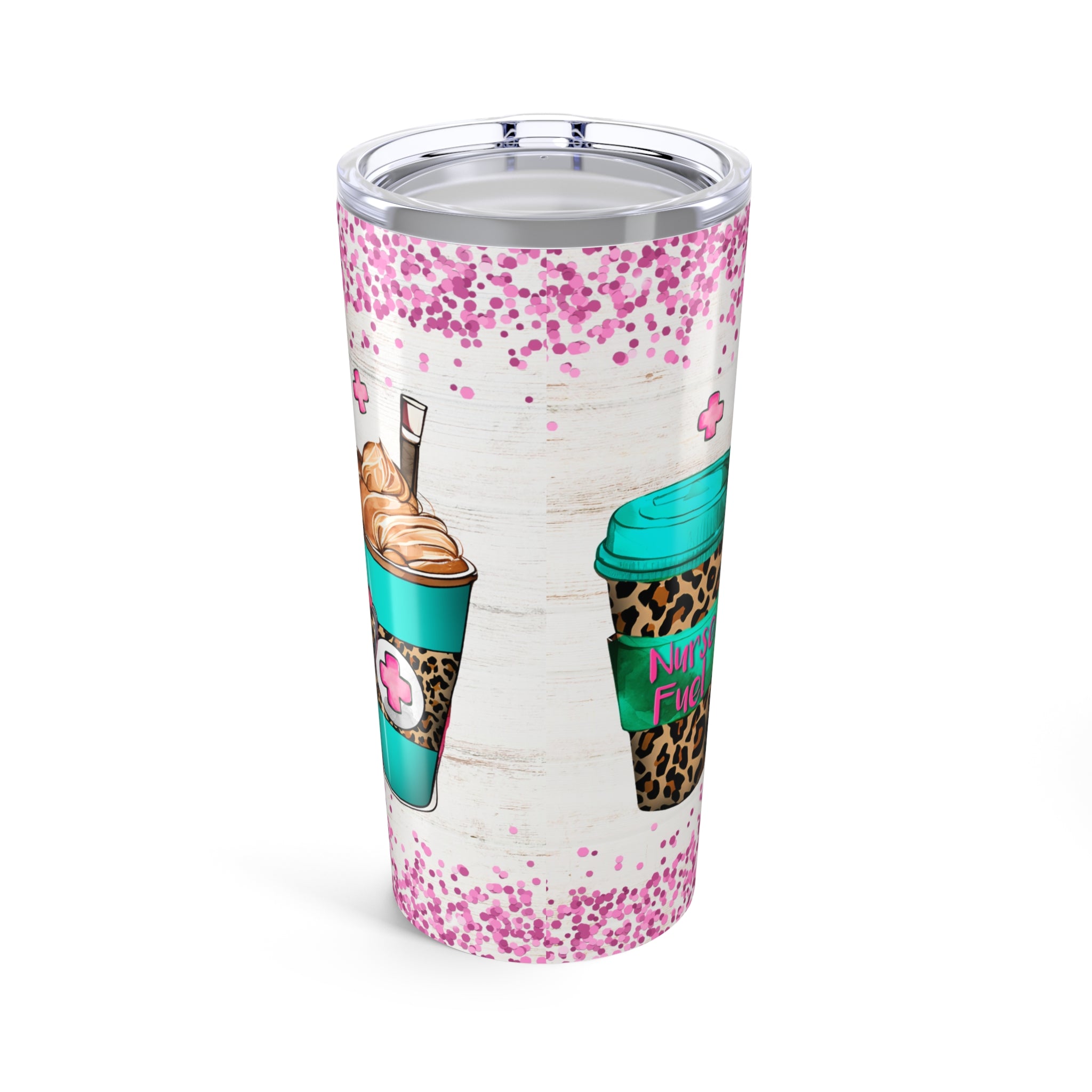 Nurse-Themed 20oz Tumbler with Fun Drinks Design - Perfect Gift for Healthcare Workers