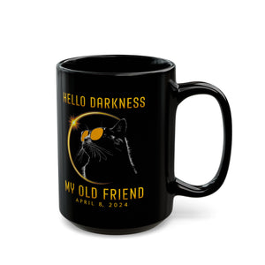 Cat Eclipse Black Mug (11oz, 15oz)-Phoenix Styles