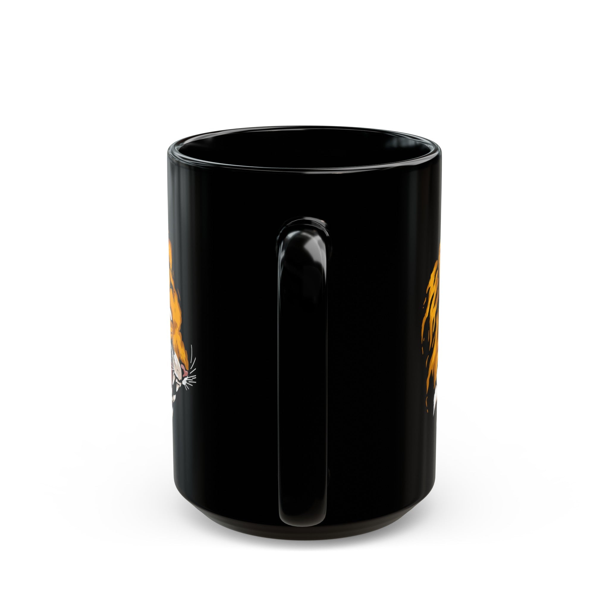 Tiger Black Mug (11oz, 15oz)-Phoenix Styles