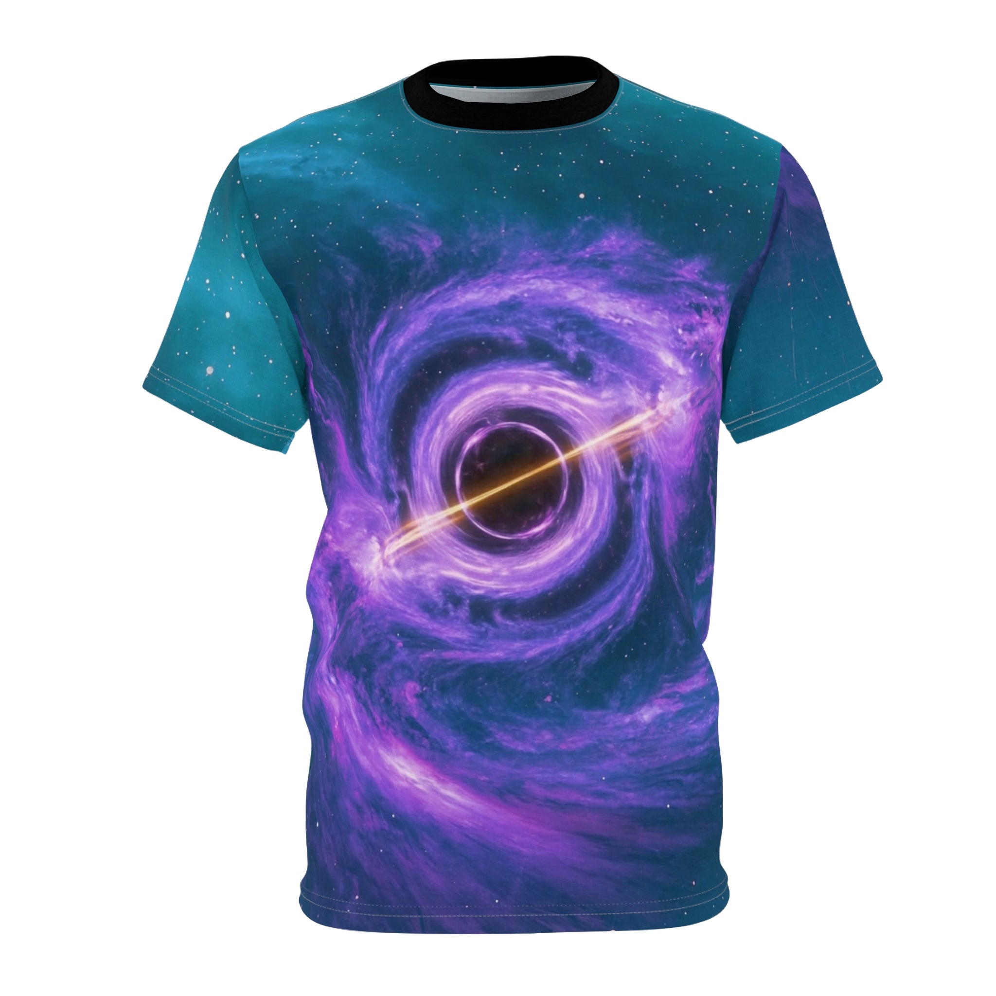 Cosmic Galaxy Tee - Vibrant Space Design