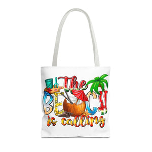 The Beach is Calling Tote Bag-Phoenix Styles