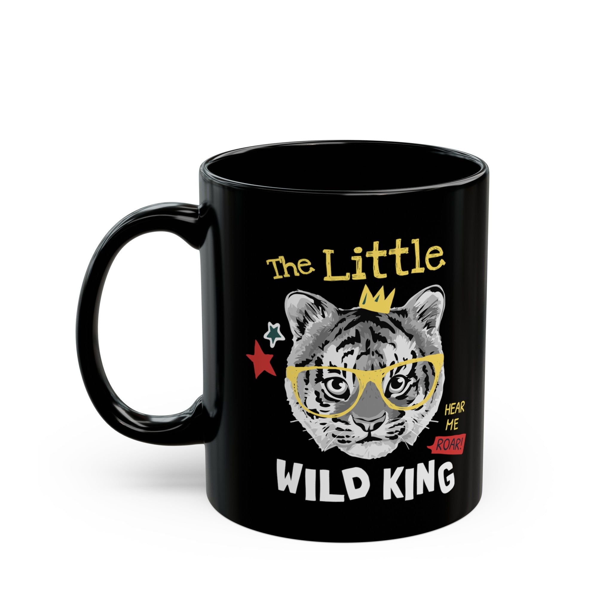 The Little Wild King Black Mug (11oz, 15oz)-Phoenix Styles