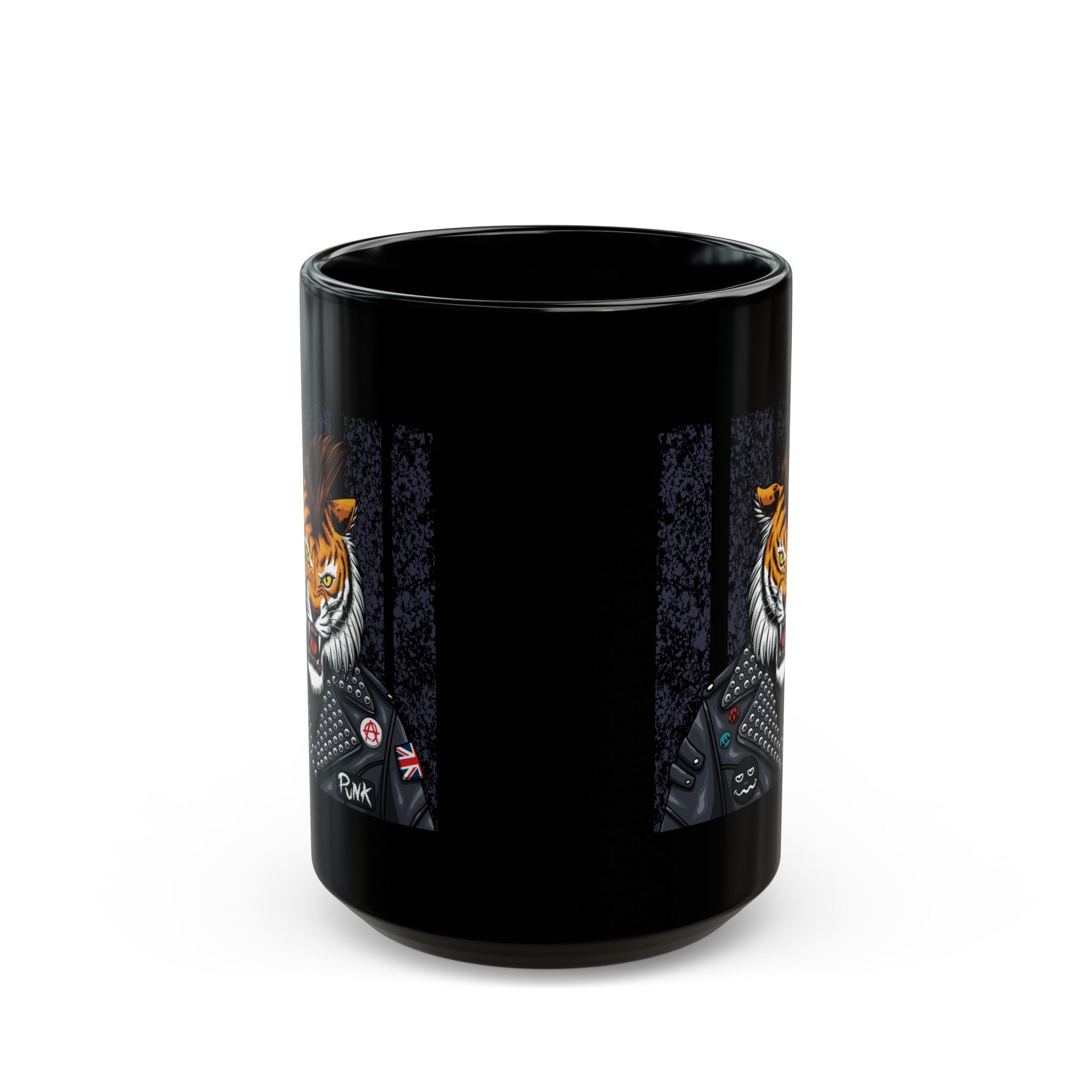 Tiger Black Mug (11oz, 15oz)-Phoenix Styles