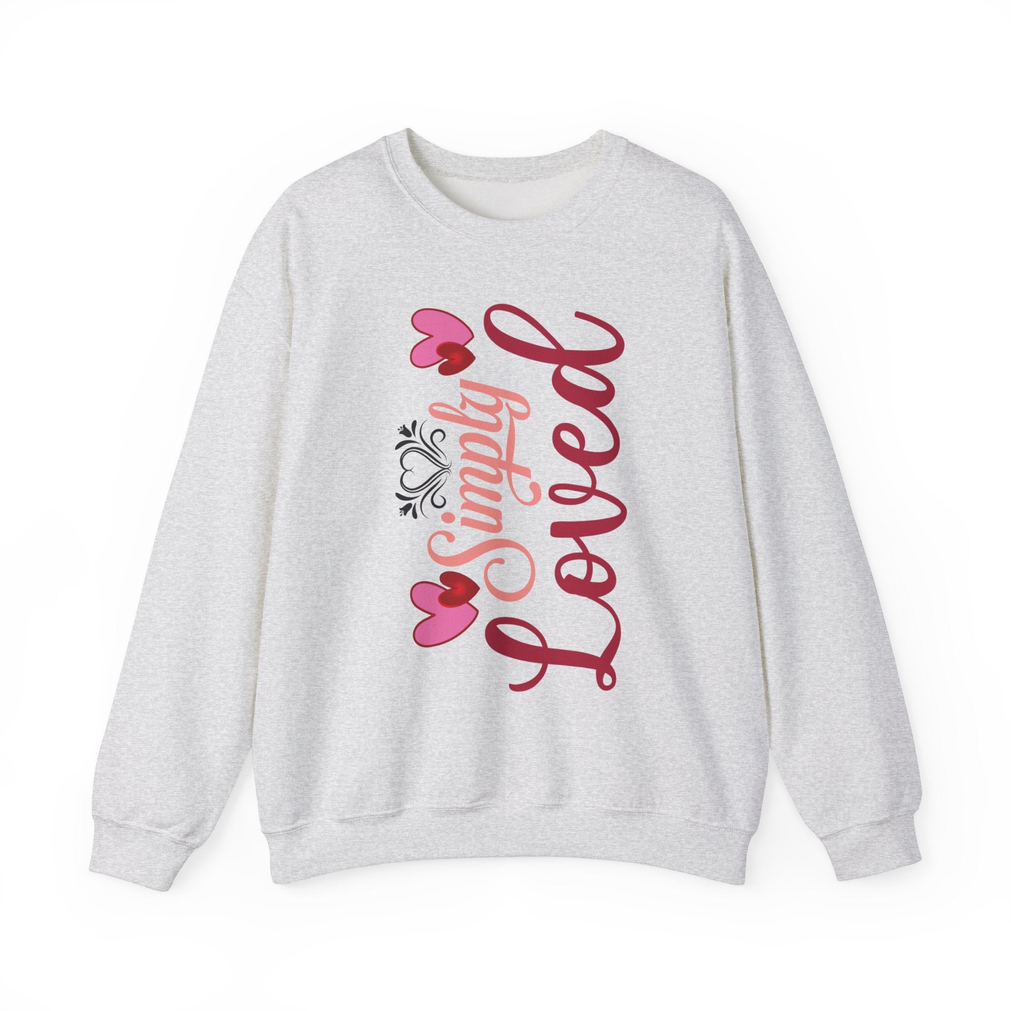 Simply Loved Valentine's Day Crewneck Sweatshirt-Phoenix Styles