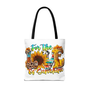 For The Love of Sunshine Tote Bag-Phoenix Styles