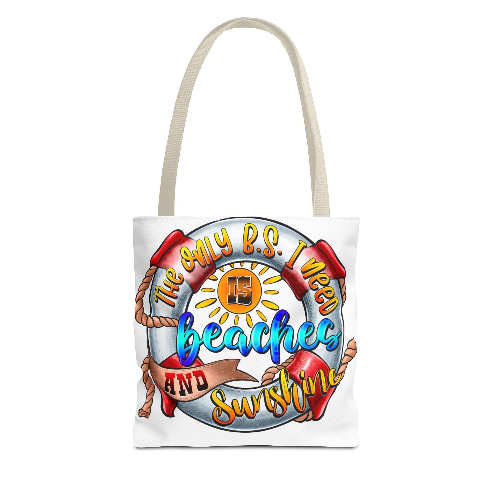 Beaches Sunshine Flip Flop Tote Bag-Phoenix Styles