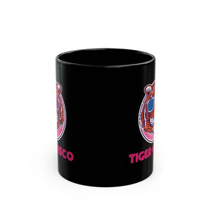 The Disco Tiger Black Mug (11oz, 15oz)-Phoenix Styles