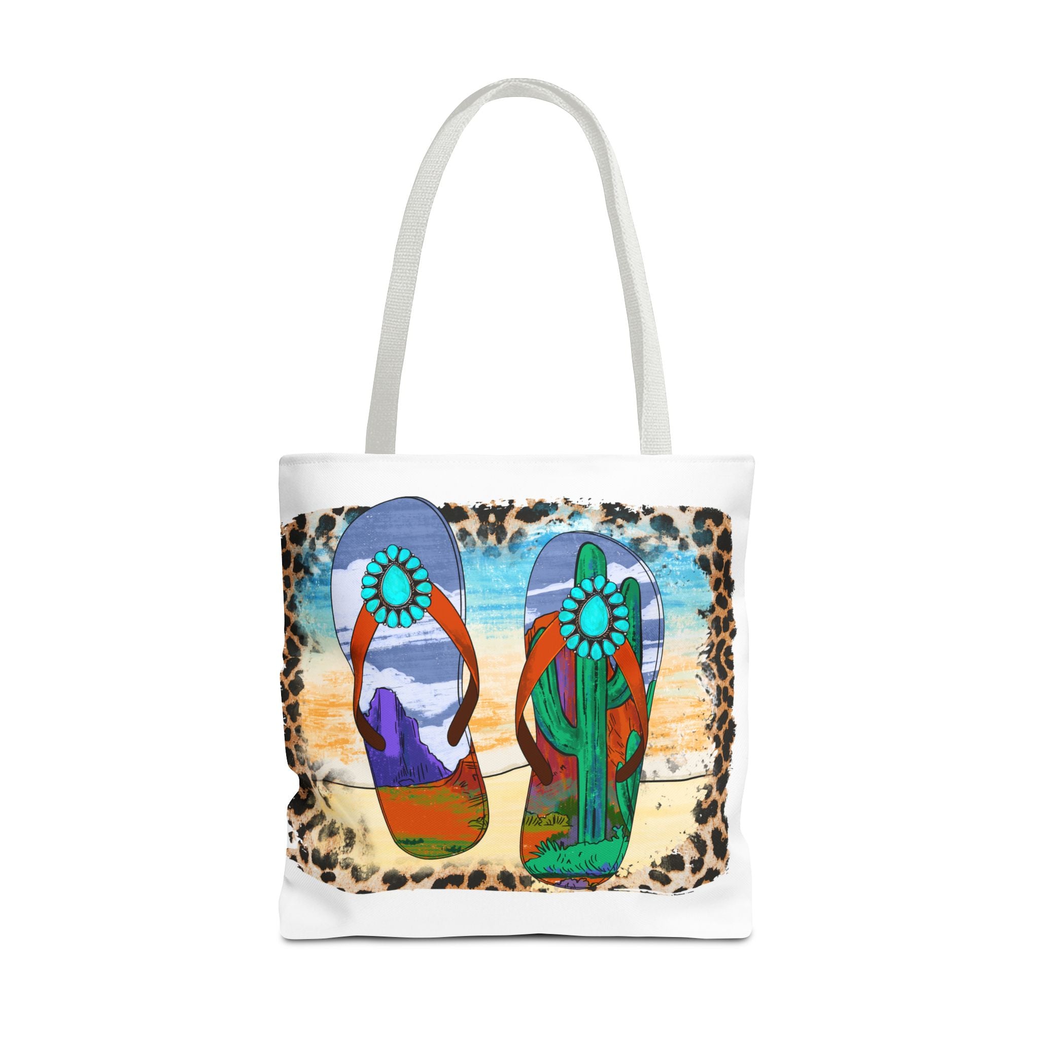 Flips Flops Summer Tote Bag-Phoenix Styles