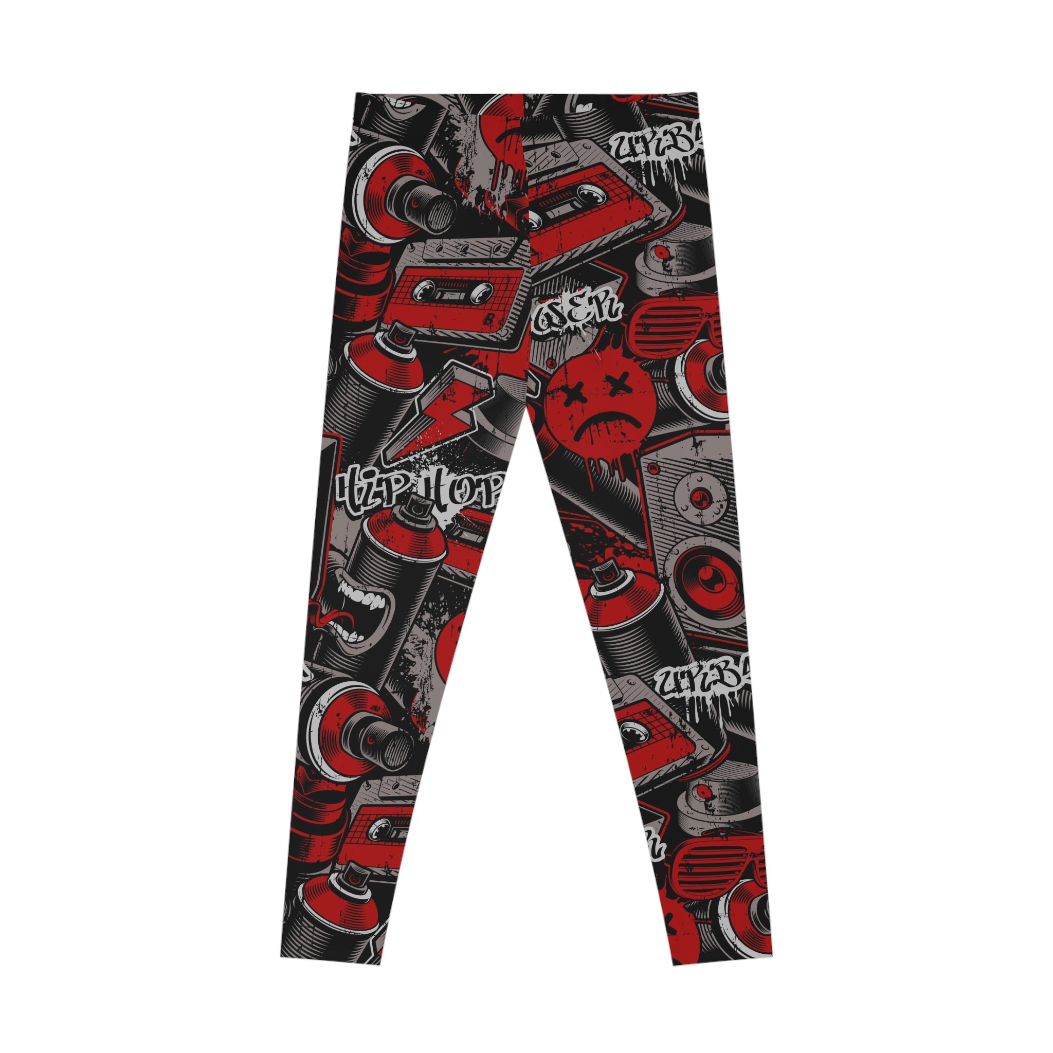 Sidewalk Scribbles Graffiti Leggings