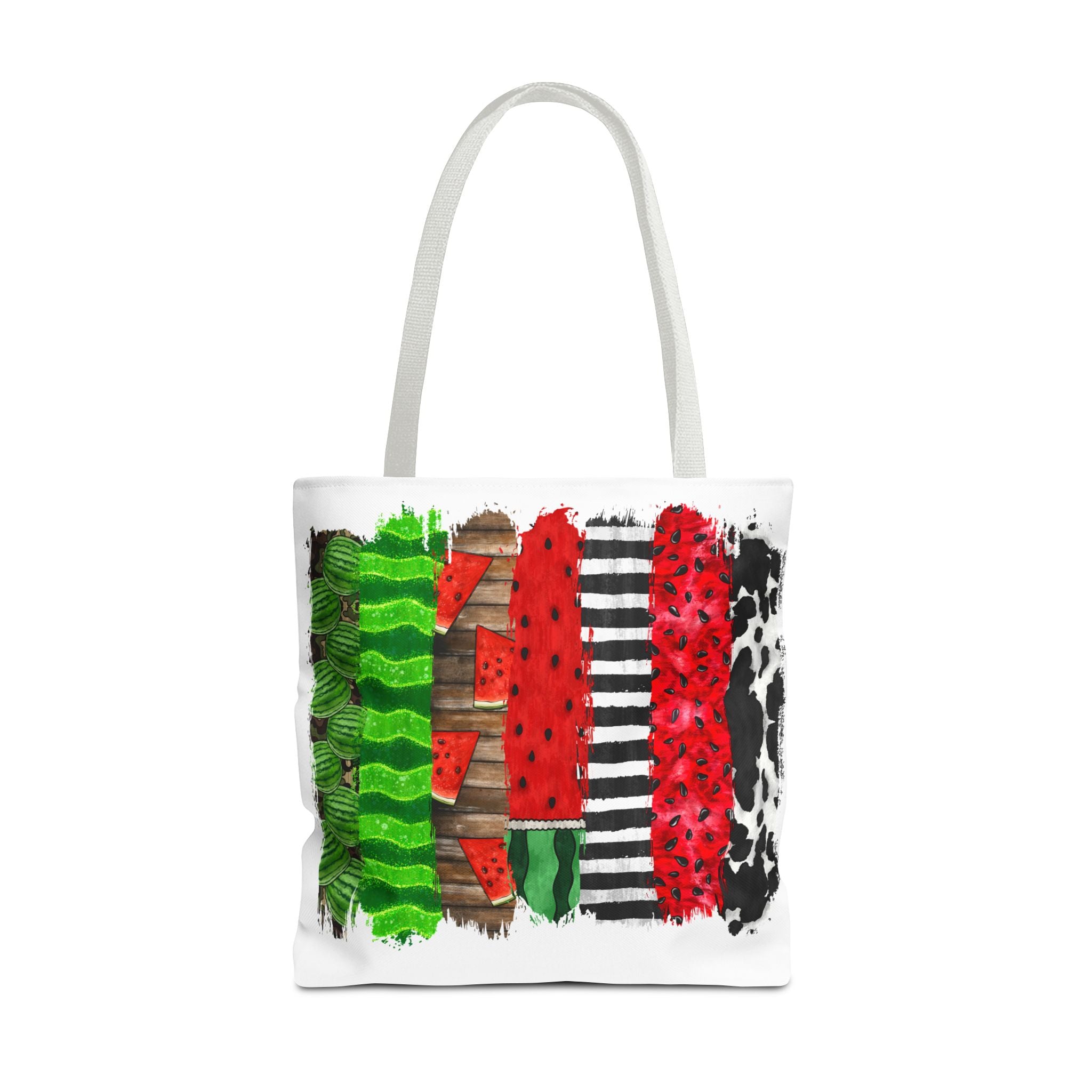 Watermelon Brush Stroke Tote Bag-Phoenix Styles