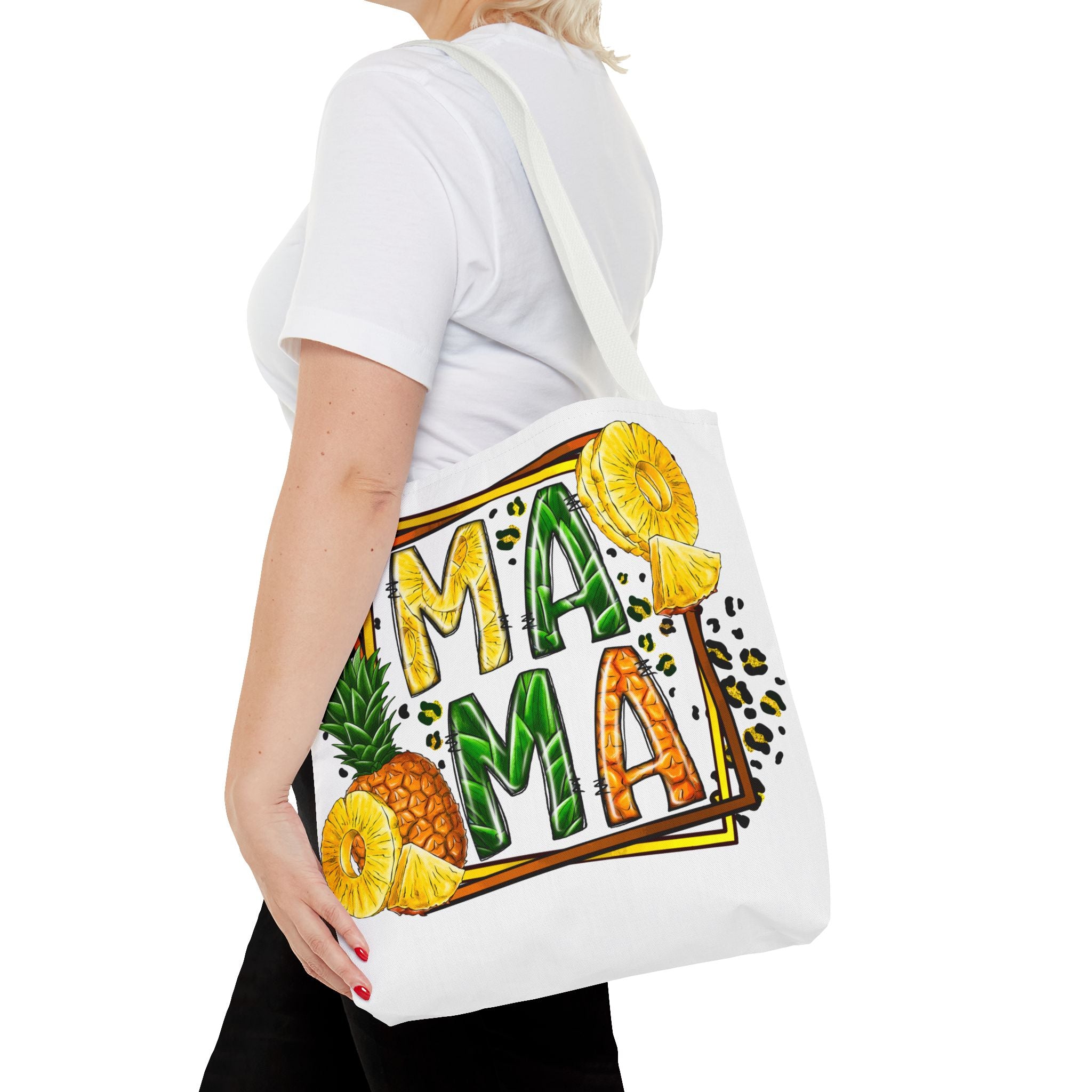 Mama Pineapple Tote Bag-Phoenix Styles