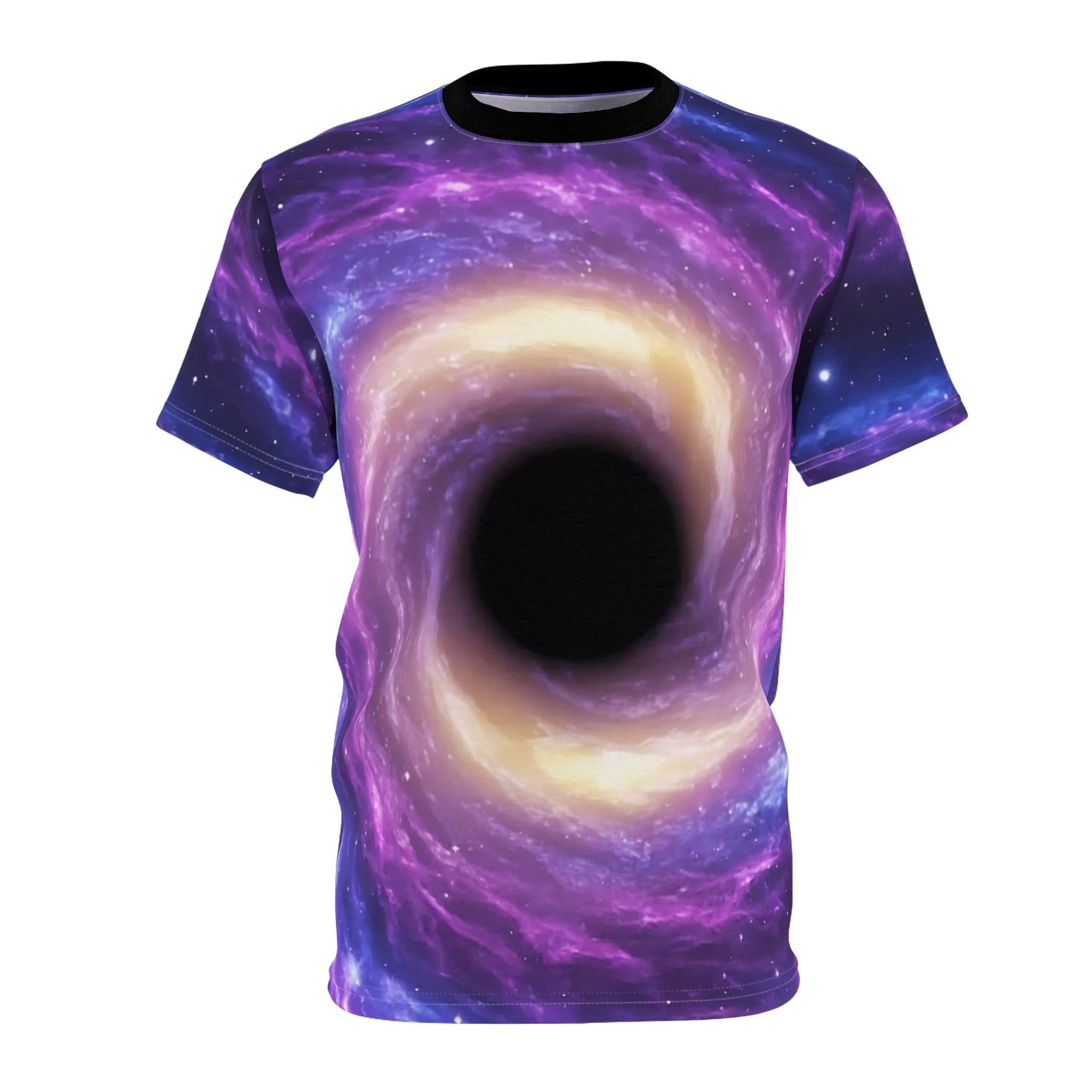 Cosmic Swirl Graphic Tee - Galaxy Print T-Shirt for Space Lovers
