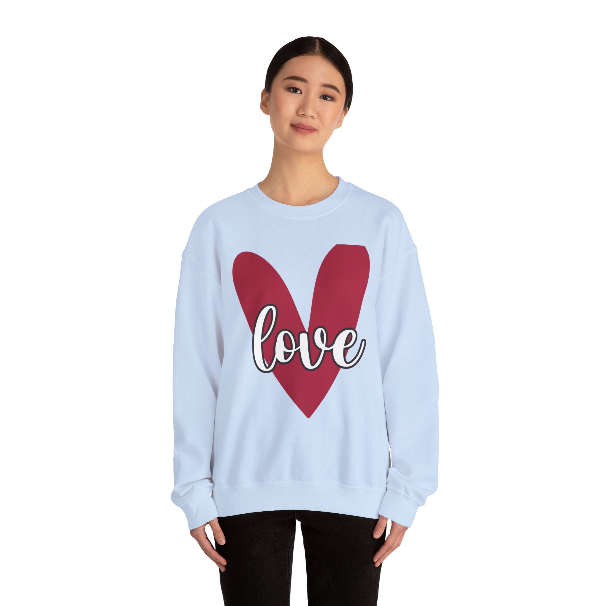 Love Valentine's Day Crewneck Sweatshirt-Phoenix Styles