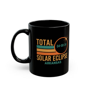 Total Eclipse- Arkansas Black Mug (11oz, 15oz)-Phoenix Styles