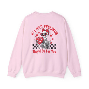 Feelings For You Cupid Valentine's Day Crewneck Sweatshirt-Phoenix Styles