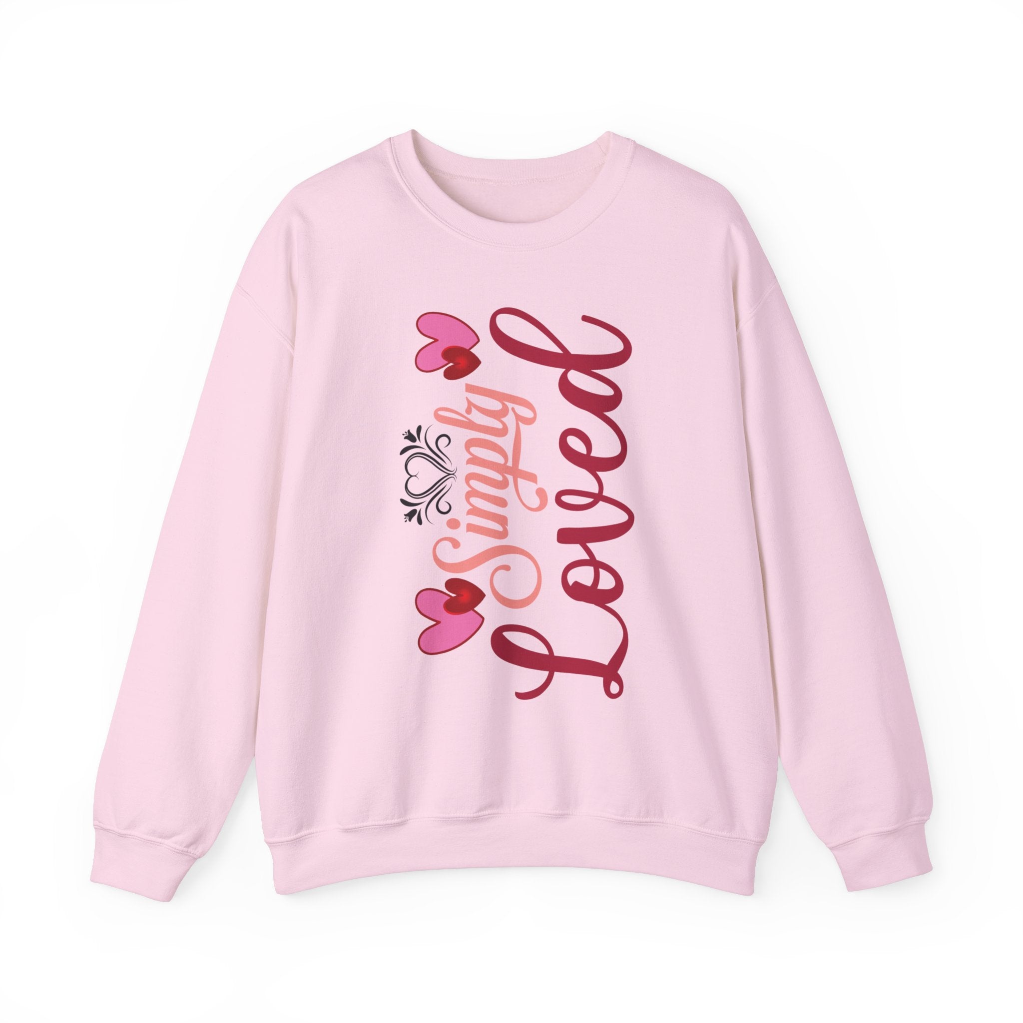 Simply Loved Valentine's Day Crewneck Sweatshirt-Phoenix Styles