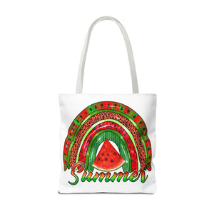 Summer Watermelon Rainbow Tote Bag-Phoenix Styles