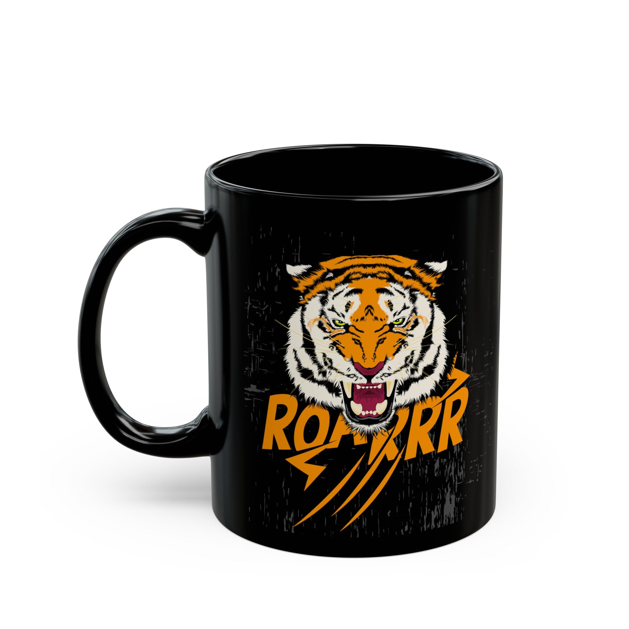 Roarrr Black Mug (11oz, 15oz)-Phoenix Styles