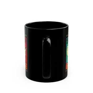 Total Solar Elipse -Map Black Mug (11oz, 15oz)-Phoenix Styles